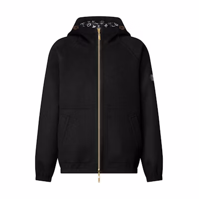 (Women) LOUIS VUITTON FW25 Reversible Hoodie Zip Pocket Long Sleeve Jacket 1AIHH7