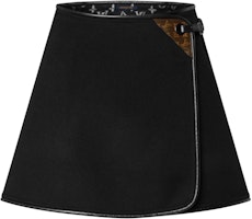 (Women) Louis Vuitton FW25 Reversible Silk Wool Blend Casual Skirt Women. 1AIQOO (Women) Louis Vuitton FW25 Reversible Silk Wool Blend Casual Skirt Women. 1AIQOO
