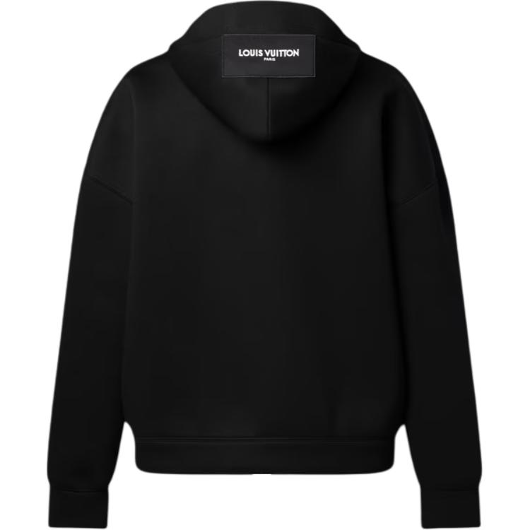 (Women) LOUIS VUITTON FW25 Scarf Zip Hoodie  Fashion Sweatshirt. 1AIR90 圖 4