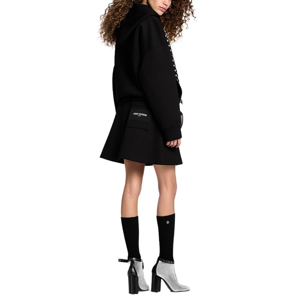 (Women) LOUIS VUITTON FW25 Scarf Zip Hoodie  Fashion Sweatshirt. 1AIR90 圖 6