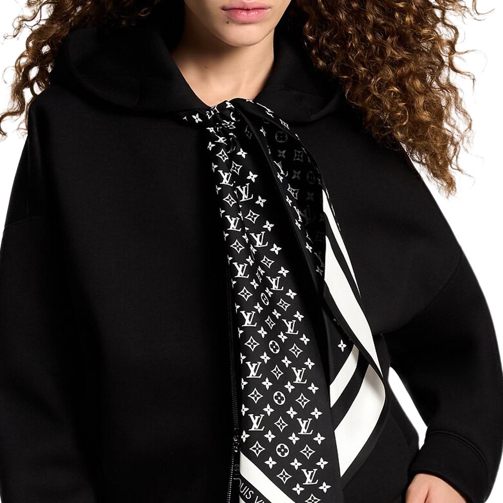(Women) LOUIS VUITTON FW25 Scarf Zip Hoodie  Fashion Sweatshirt. 1AIR90 圖 8