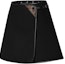 Shop (Women) LOUIS VUITTON FW25 Silk Wool Blend Reversible Casual Skirt 1AIQOP