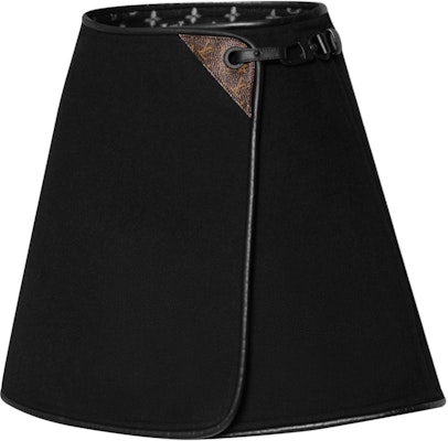 (Women) Louis Vuitton FW25 Silk Wool Blend Reversible Casual Skirt 1AIQOR Shop (Women) Louis Vuitton FW25 Silk Wool Blend Reversible Casual Skirt 1AIQOR