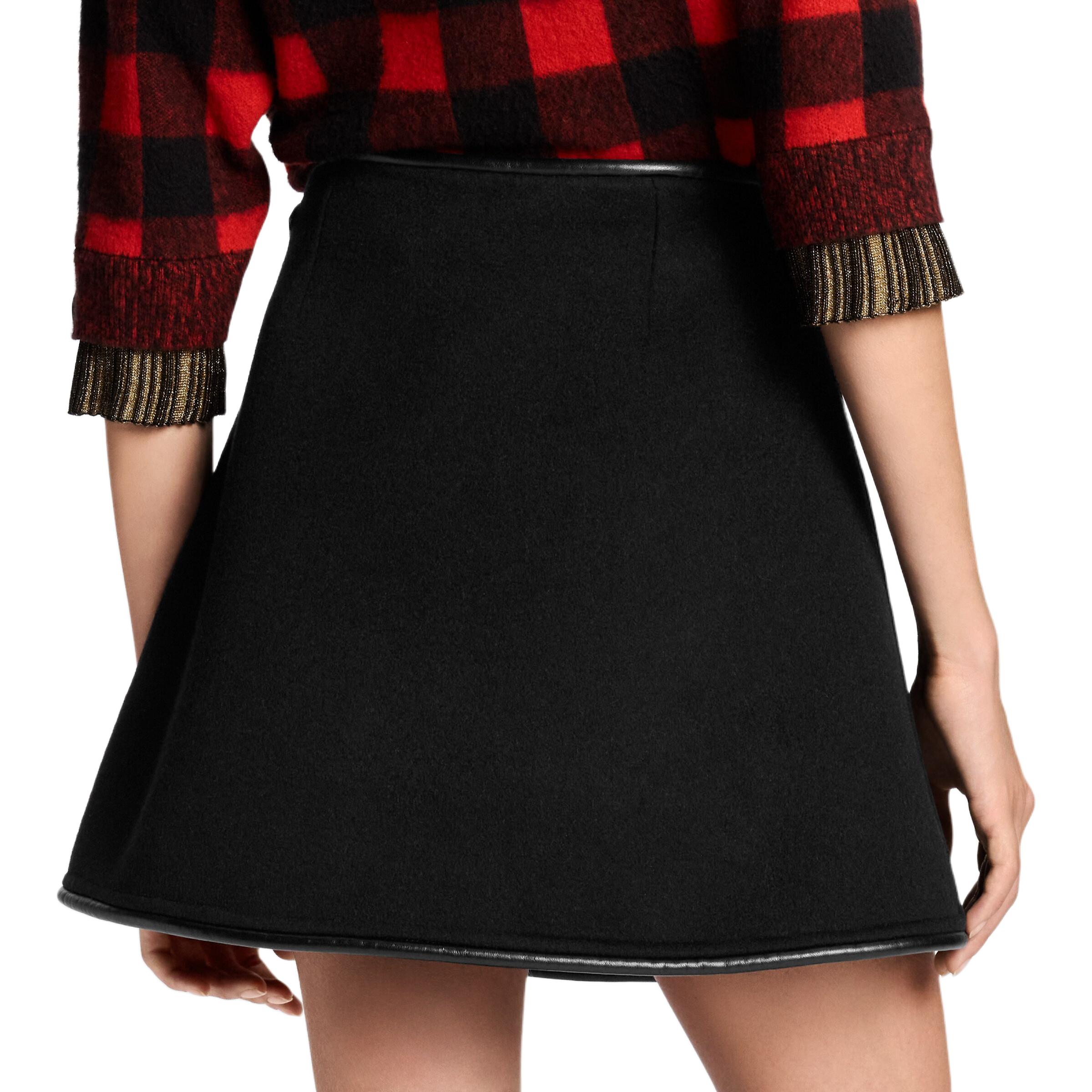 Details for (Women) LOUIS VUITTON FW25 Silk Wool Blend Reversible Casual Skirt 1AIQOQ