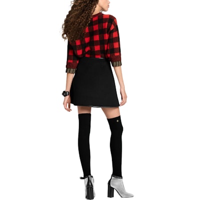 (Women) Louis Vuitton FW25 Silk Wool Blend Reversible Casual Skirt 1AIQOR Cheap (Women) Louis Vuitton FW25 Silk Wool Blend Reversible Casual Skirt 1AIQOR