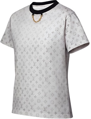 (W) LOUIS VUITTON FW25 水洗圖案鏈條圓領T恤。 1AI476 Shop (W) LOUIS VUITTON FW25 水洗圖案鏈條圓領T恤。 1AI476