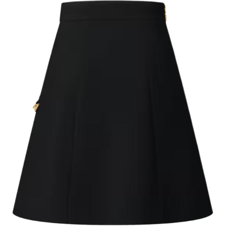 Order (W) 루이 비통 FW25 울 A라인 숏 캐주얼 스커트 1AHUQ6