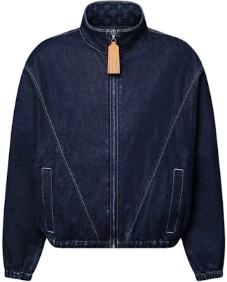 (W) 路易威登 FW25 立領彈性下擺牛仔夾克 1AIQDO Order (W) 路易威登 FW25 立領彈性下擺牛仔夾克 1AIQDO