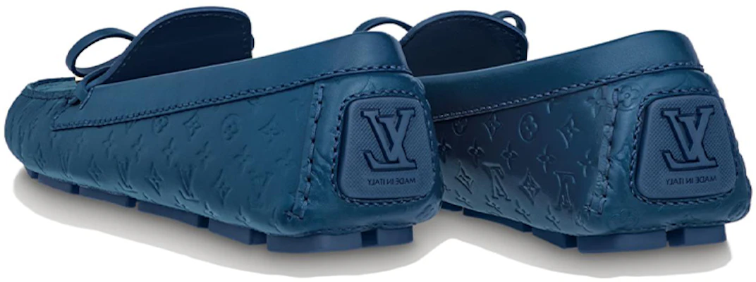 (W) Louis Vuitton Gloria ''Mocassins en Cuir Bleu'' 1ABHLT Shop (W) Louis Vuitton Gloria ''Mocassins en Cuir Bleu'' 1ABHLT