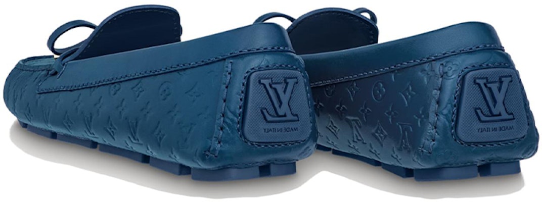 (Women) Louis Vuitton Gloria 'Blue Leather Slip-On' 1ABHLT Shop (Women) Louis Vuitton Gloria 'Blue Leather Slip-On' 1ABHLT
