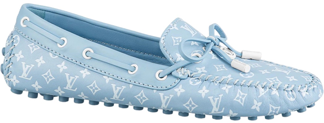 (Women) Louis Vuitton LV Gloria Moccasin Shoes 'Blue Monogram' 1A9S8W Order (Women) Louis Vuitton LV Gloria Moccasin Shoes 'Blue Monogram' 1A9S8W