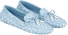 (W) Kasut Moccasin Louis Vuitton LV Gloria 'Monogram Biru' 1A9S8W