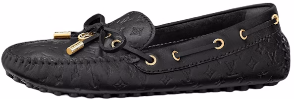 (Women) Louis Vuitton Gloria Flat Loafer 'Black Leather' 1A657V (Women) Louis Vuitton Gloria Flat Loafer 'Black Leather' 1A657V