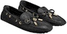 (W) Louis Vuitton Gloria Flat Loafer 'Kulit Hitam' 1A657V