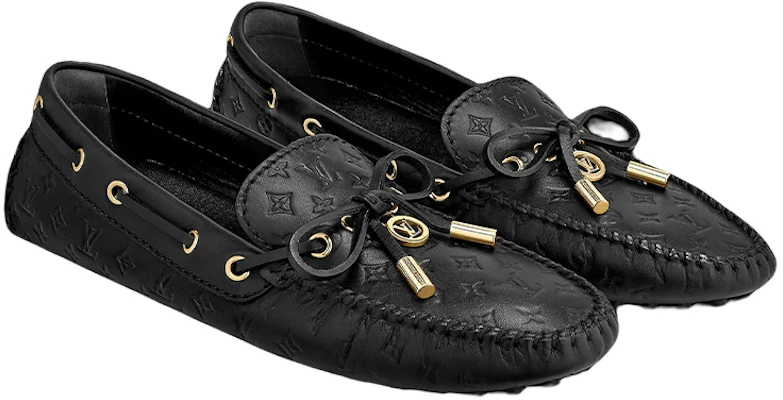 (W) Louis Vuitton Mocassino Gloria Basso ''Pelle Nera'' 1A657V Lookbook (W) Louis Vuitton Mocassino Gloria Basso ''Pelle Nera'' 1A657V