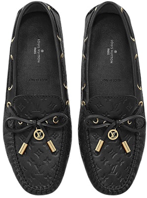(Women) Louis Vuitton Gloria Flat Loafer 'Black Leather' 1A657V Purchase (Women) Louis Vuitton Gloria Flat Loafer 'Black Leather' 1A657V