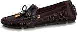Buy (W) Louis Vuitton Gloria Kasut Loafer 'Kulit Coklat' 1ABVD5