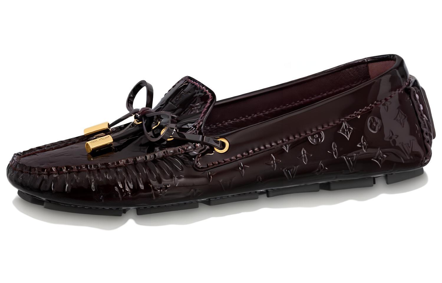 (Women) Louis Vuitton Gloria Flat Loafer 'Brown Leather' 1ABVD5