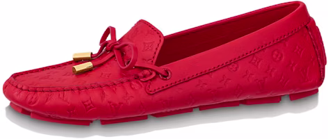 (Women) Louis Vuitton Gloria Flat Loafer 'Red Leather' 1ABHN5 (Women) Louis Vuitton Gloria Flat Loafer 'Red Leather' 1ABHN5