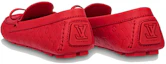 Shop (W) Louis Vuitton Gloria Mocassin Plat ''Cuir Rouge'' 1ABHN5