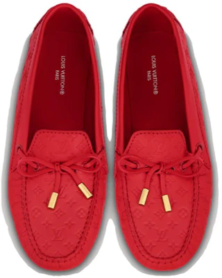 (W) Louis Vuitton Gloria Mocassin Plat ''Cuir Rouge'' 1ABHN5 Purchase (W) Louis Vuitton Gloria Mocassin Plat ''Cuir Rouge'' 1ABHN5
