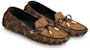 (W) Louis Vuitton Gloria Flat Loafers 'Coklat Monogram dengan Hitam' 1ABV2A