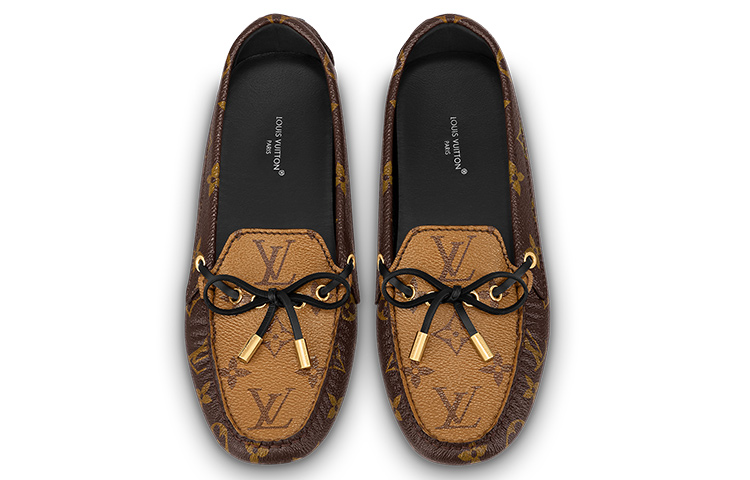 Lookbook (W) 루이비통 글로리아 플랫 로퍼 (브라운 모노그램/블랙) 1ABV2A