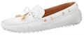 (W) Louis Vuitton Gloria Loafer 'Kulit Anak Lembu Timbul Putih' 1A656D
