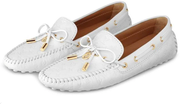 (W) Louis Vuitton Gloria Loafer ''Geprägtes Kalbsleder Weiß'' 1A656D Lookbook (W) Louis Vuitton Gloria Loafer ''Geprägtes Kalbsleder Weiß'' 1A656D