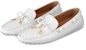 (W) Louis Vuitton Gloria Loafer 'Kulit Anak Lembu Timbul Putih' 1A656D
