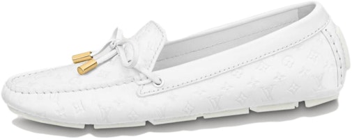 (Women) Louis Vuitton Gloria Loafer 'White' 1ABHJ5 (Women) Louis Vuitton Gloria Loafer 'White' 1ABHJ5