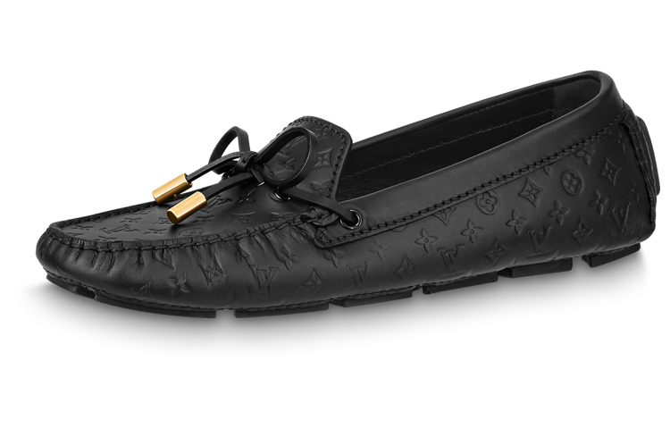 (Women) Louis Vuitton Gloria Moccasin 'Nautical Black' 1ABHKH
