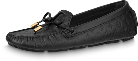 (Women) Louis Vuitton Gloria Moccasin 'Nautical Black' 1ABHKH (Women) Louis Vuitton Gloria Moccasin 'Nautical Black' 1ABHKH