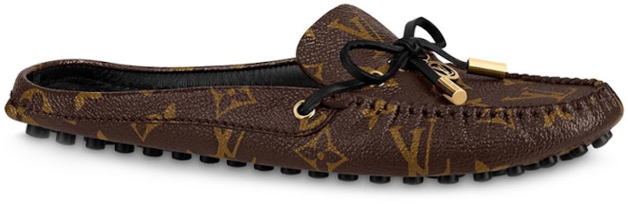 (Women) Louis Vuitton Gloria Monogram 'Brown Patent Canvas Mule Loafer' 1A889K Order (Women) Louis Vuitton Gloria Monogram 'Brown Patent Canvas Mule Loafer' 1A889K