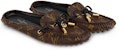 (W) Louis Vuitton Gloria Monogram 'Kasut Loafer Kanvas Perang Patent' 1A889K