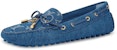 (W) Louis Vuitton Gloria Monogram Denim 'Kasut Navy Loafer' 1A65XD
