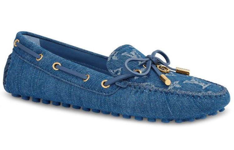 Order (W) Mocassino Louis Vuitton Gloria Monogram Denim ''Navy'' 1A65XD