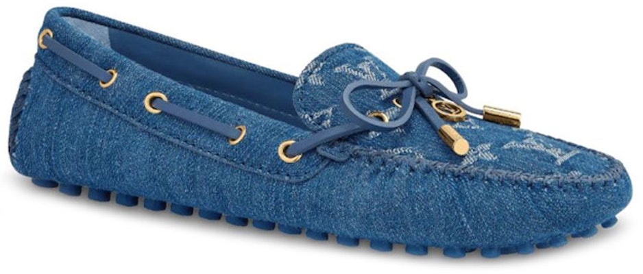 (Women) Louis Vuitton Gloria Monogram Denim 'Navy Loafer' 1A65XD Order (Women) Louis Vuitton Gloria Monogram Denim 'Navy Loafer' 1A65XD