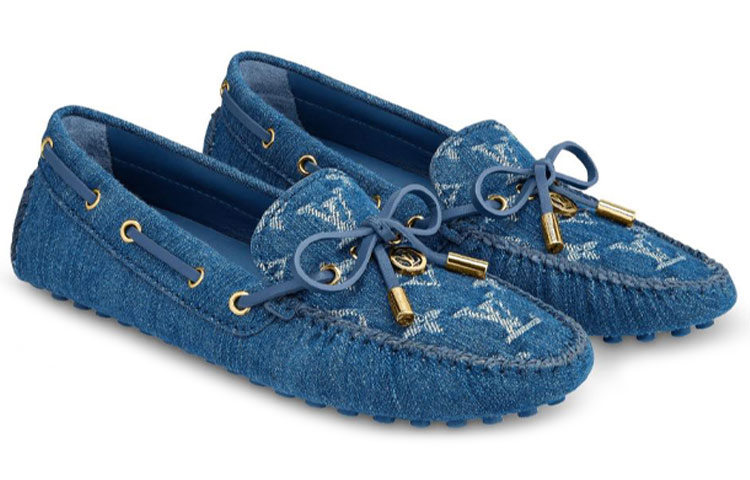 Lookbook (W) Mocassino Louis Vuitton Gloria Monogram Denim ''Navy'' 1A65XD