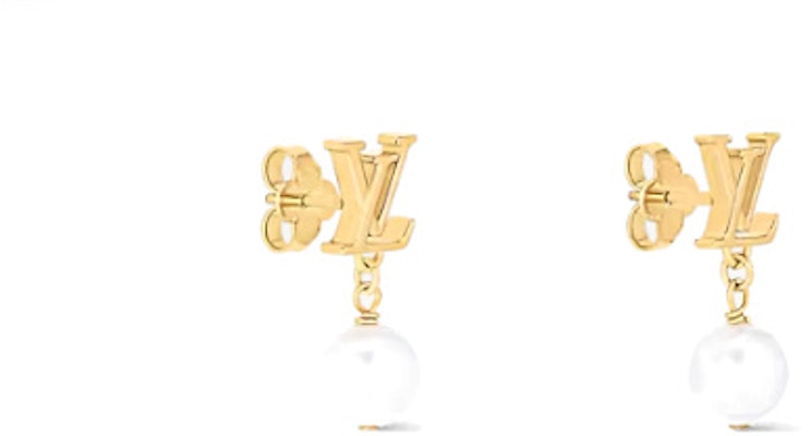 (W) Anting-Anting LOUIS VUITTON Emas dengan Reka Bentuk Logam dan Resin M01585 Lookbook (W) Anting-Anting LOUIS VUITTON Emas dengan Reka Bentuk Logam dan Resin M01585