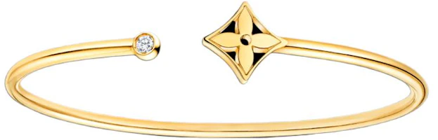 (Women) LOUIS VUITTON Gold Diamond Inlaid Design Bracelet for Women. Q95530 (Women) LOUIS VUITTON Gold Diamond Inlaid Design Bracelet for Women. Q95530