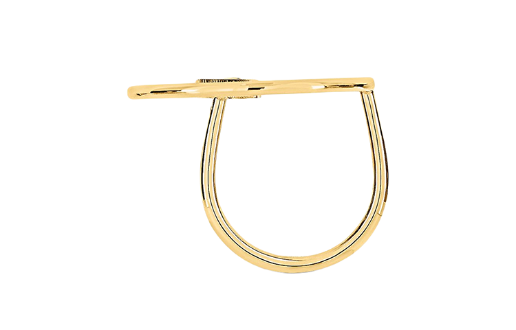 Lookbook (Women) LOUIS VUITTON Gold Minimalist Metal Ring for Women M00769