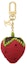 Order (Women) Louis Vuitton Gold Strawberry Shaped Canvas Keychain for Women M02583