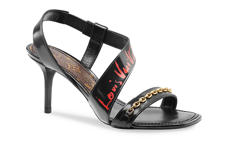 Order (W) ルイ・ヴィトン グレース ファッションバックルスティレットヒール (黒) 1A99GX1