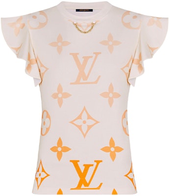 (W) 路易威登漸變綴飾袖口印花T恤粉紅色 1A8RPM Buy (W) 路易威登漸變綴飾袖口印花T恤粉紅色 1A8RPM