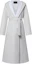 Order (Women) Louis Vuitton Gray Wrap Long Coat Fashion 1AGBFF