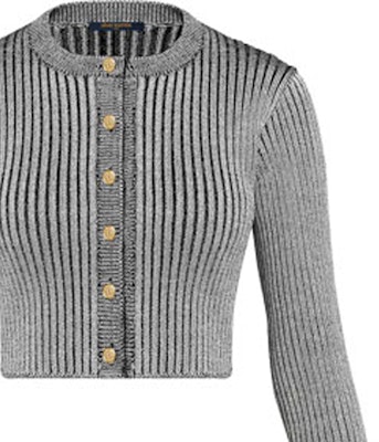 (W) LOUIS VUITTON Baju Kelabu Logo Wool Knit Berusuk. 1A9MUZ Sizing (W) LOUIS VUITTON Baju Kelabu Logo Wool Knit Berusuk. 1A9MUZ