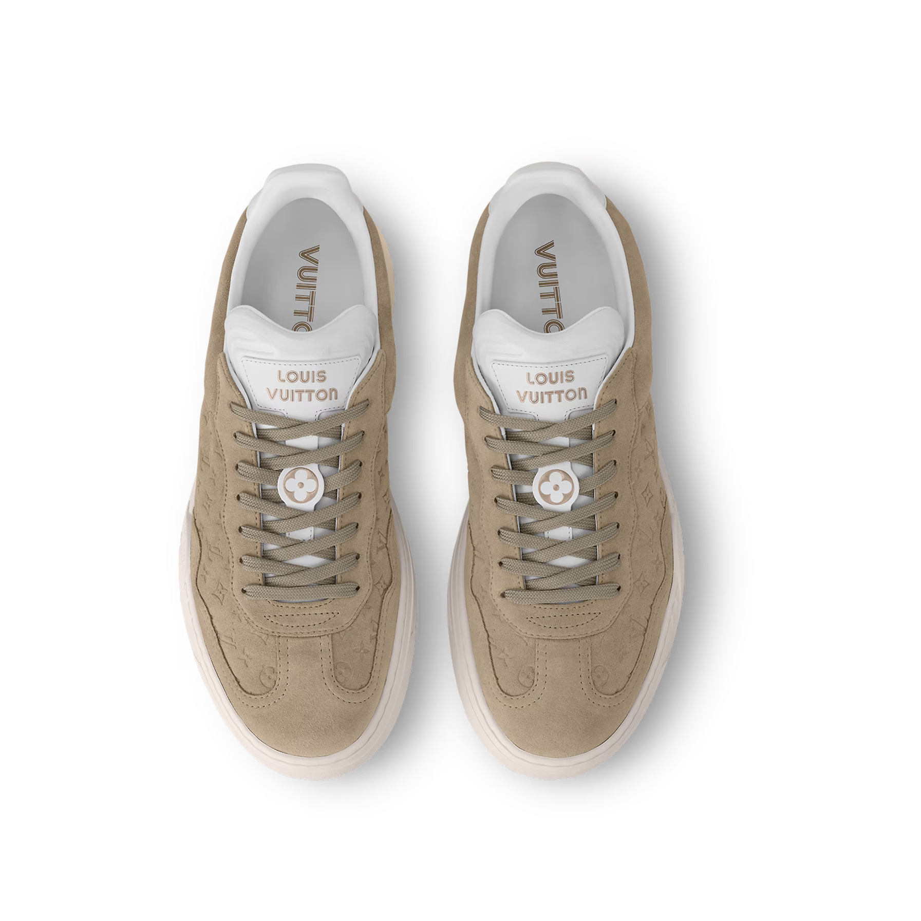 Shop (W) Louis Vuitton Groovy 'Zapatillas de Cuero Marrón Baja' 1ACHHG