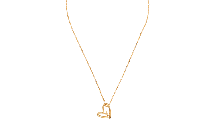 (Women) LOUIS VUITTON Heart Necklace Metallic Jewelry. M00465 圖 2