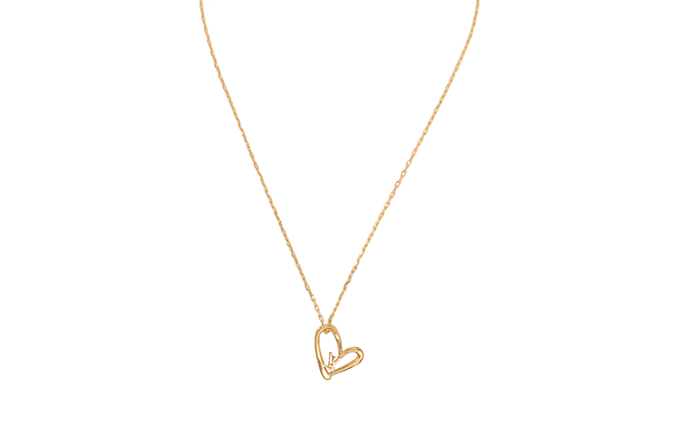 (Women) LOUIS VUITTON Heart Necklace Metallic Jewelry. M00465 圖 3